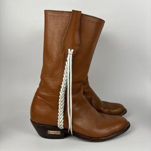 Jesus Camacho Vintage Handmade Custom Western Boots Mens Size 29 Mens 10.5